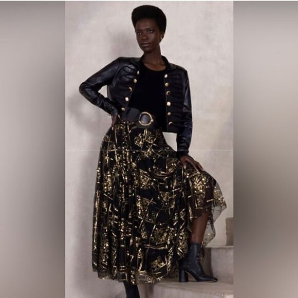 NWT Making the Cut Season 2 Episode 7 Andrea's Sequin Skirt Winning Look - Picture 1 of 13